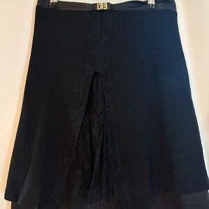 Mayle vintage wool skirt with lace